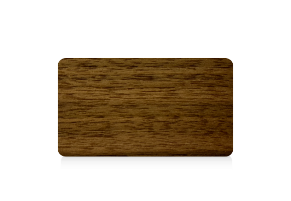 Bamboo business card - Walnut